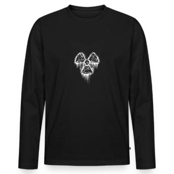 nuclear atom reactor chernobyl radioactive gothic - Men's Premium Organic Long Sleeve Shirt - black - Front - Nico (187cm)
