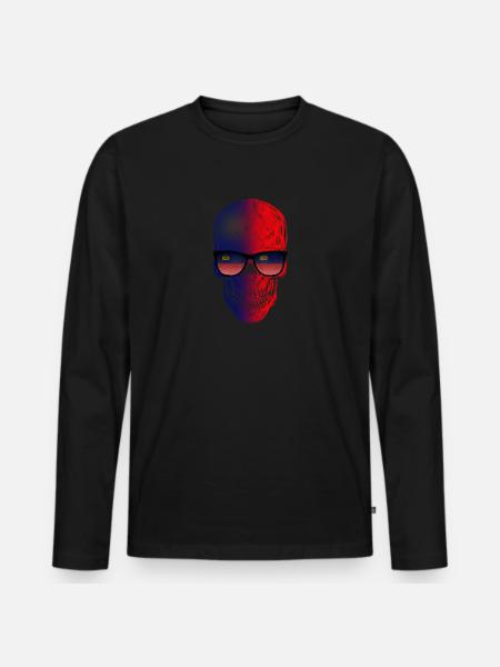 Liechtenstein - Men's Premium Organic Long Sleeve Shirt - black