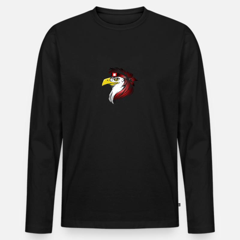 Baster - Männer Premium Bio Langarmshirt - Schwarz