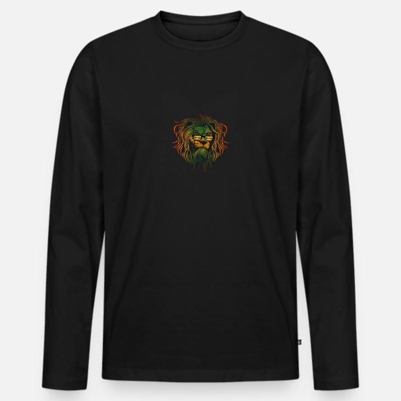 Grenada - Männer Premium Bio Langarmshirt - Schwarz