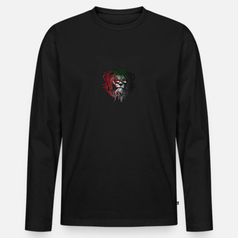 Sudan - Männer Premium Bio Langarmshirt - Schwarz