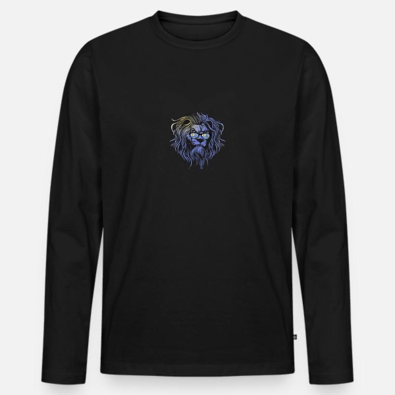 Uruguay - Männer Premium Bio Langarmshirt - Schwarz