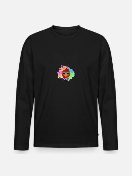 Poulets Coq Dinde - T-shirt manches longues Premium bio Homme - noir