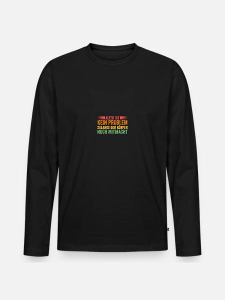 I'm Not Old Birthday - Men's Premium Organic Long Sleeve Shirt - black