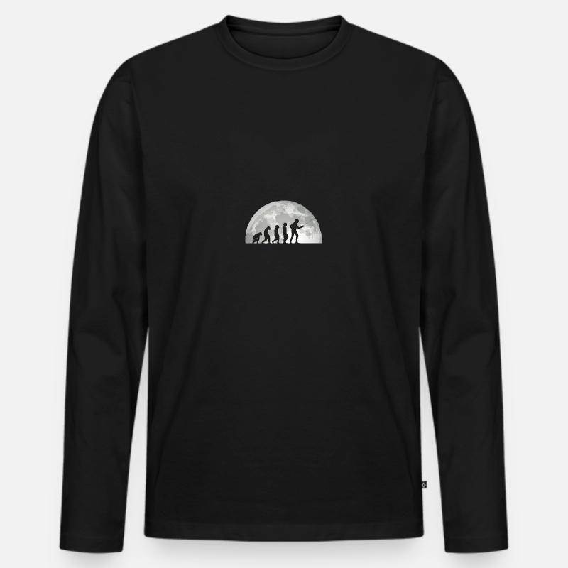 Fechter Evolution Fechten - Männer Premium Bio Langarmshirt - Schwarz