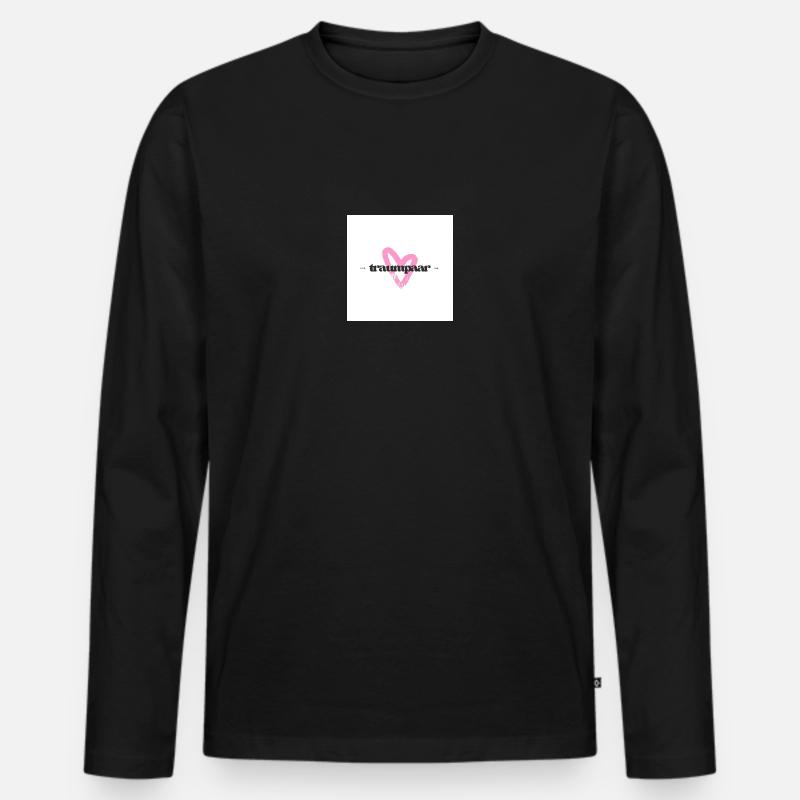 Traumpaar 2024 - Männer Premium Bio Langarmshirt - Schwarz