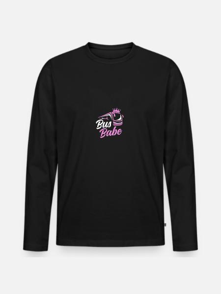 Bus driver Bus drivers Gift - Men's Premium Organic Long Sleeve Shirt - black