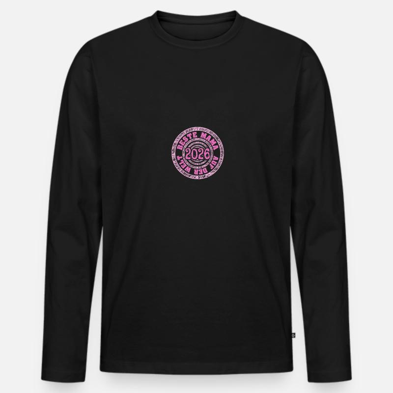 Mama 2026 - Männer Premium Bio Langarmshirt - Schwarz
