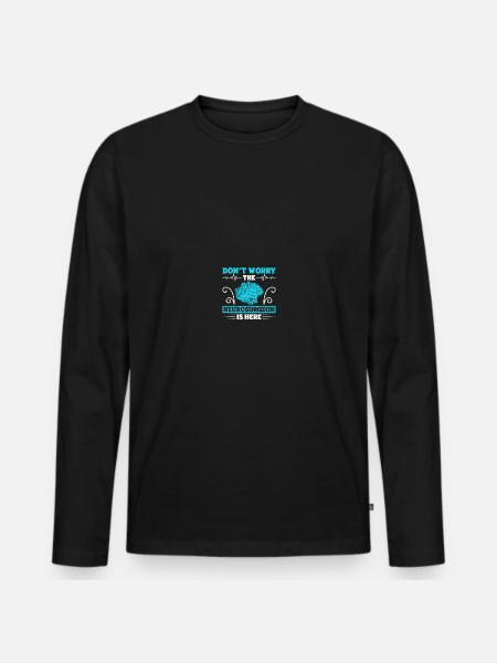 Neurologist Neurosurgery Neurosurgeon - Men's Premium Organic Long Sleeve Shirt - black