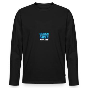 Marine Biologist Marine Biology - Men's Premium Organic Long Sleeve Shirt - black - Front - Nico (187cm)