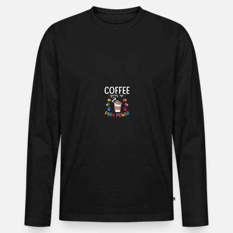 Lehrerassistent Paraprofessional Paraeducator - Männer Premium Bio Langarmshirt - Schwarz