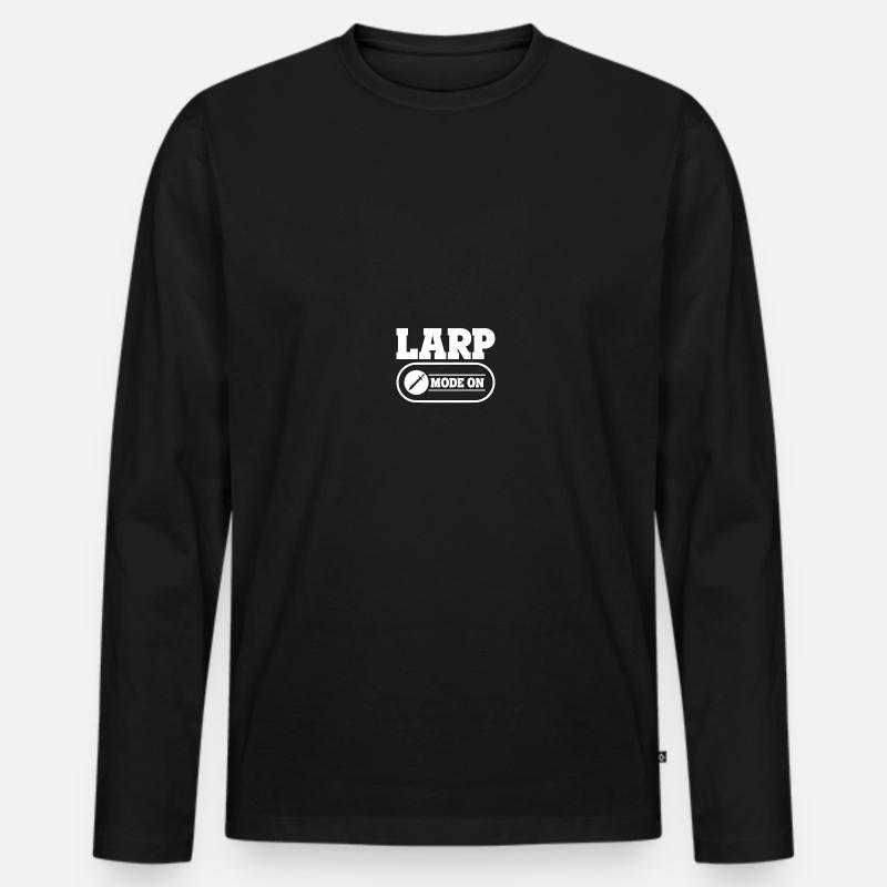 Fantasy-Rollenspiele Larp Larping - Männer Premium Bio Langarmshirt - Schwarz