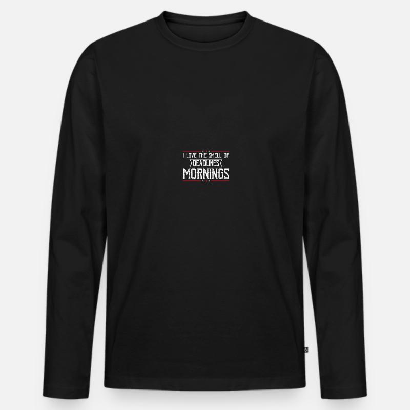 Programmdirektor - Männer Premium Bio Langarmshirt - Schwarz