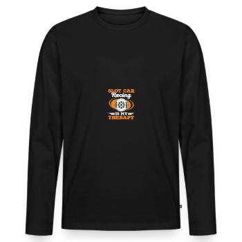 RC Car Track Slot Car Racing RC Racing - Männer Premium Bio Langarmshirt - Schwarz - Vorne - Nico (187cm)