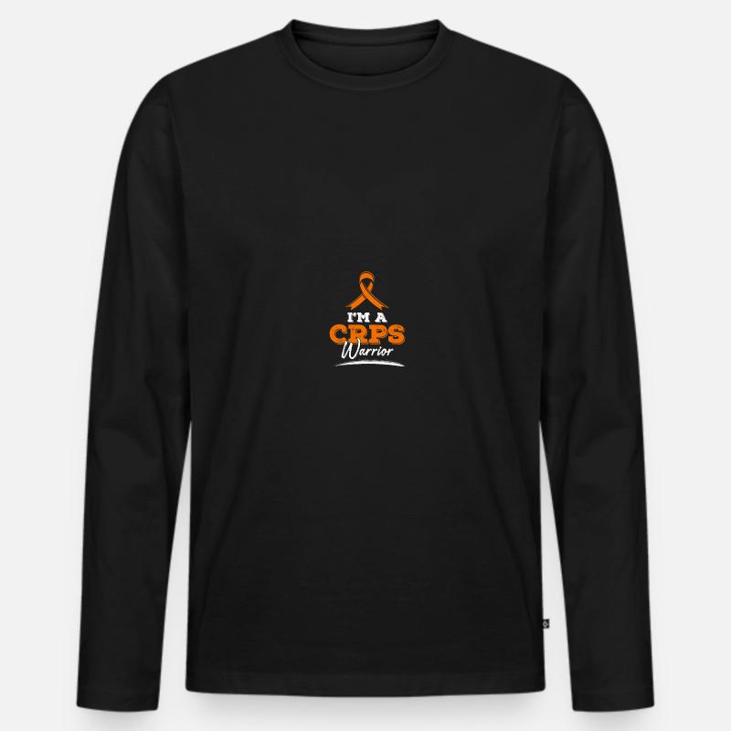 RSD CRPS-Bewusstsein - Männer Premium Bio Langarmshirt - Schwarz
