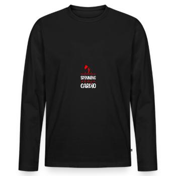 Colour Guard Colour Guard - Men's Premium Organic Long Sleeve Shirt - black - Front - Nico (187cm)