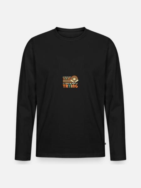 Pinball Player Pinball - Men's Premium Organic Long Sleeve Shirt - black