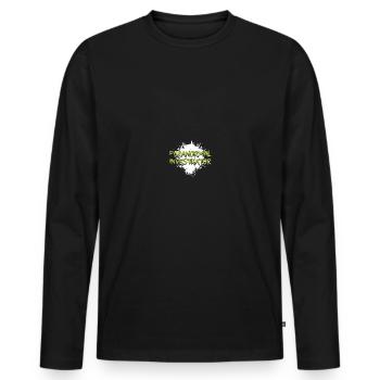 Paranormal Investigator Ghostbusters - Men's Premium Organic Long Sleeve Shirt - black - Front - Nico (187cm)