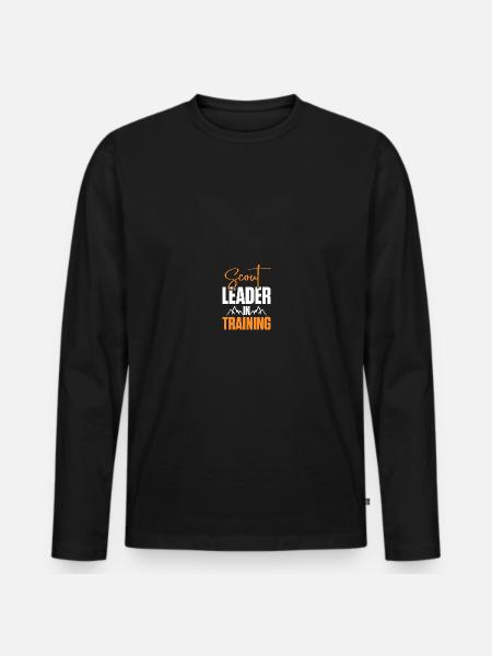 Scoutmaster - Men's Premium Organic Long Sleeve Shirt - black