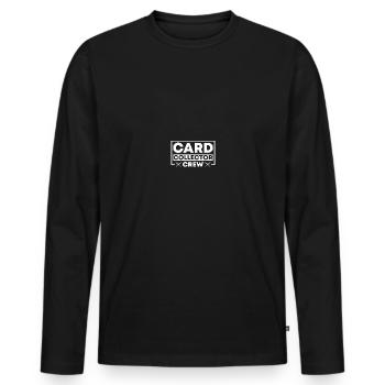 Baseball Card Collector Baseball Card - T-shirt manches longues Premium bio Homme - noir - Devant - Nico (187cm)