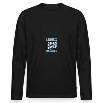 Shoe Collector Sneaker Collector Sneakerhead - Men's Premium Organic Long Sleeve Shirt - black - Front - Nico (187cm)