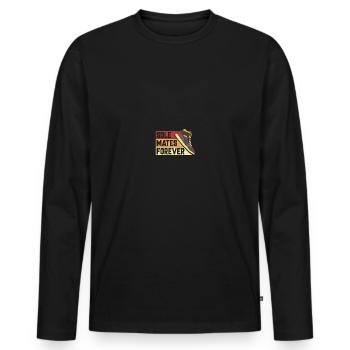 Shoe Collector Sneaker Collector Sneakerhead - Men's Premium Organic Long Sleeve Shirt - black - Front - Nico (187cm)