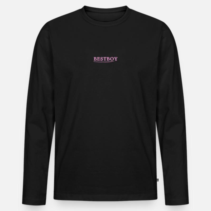 Bestboy claim - cool - Männer Premium Bio Langarmshirt - Schwarz