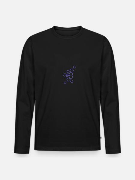 Dario as a name - Men's Premium Organic Long Sleeve Shirt - black