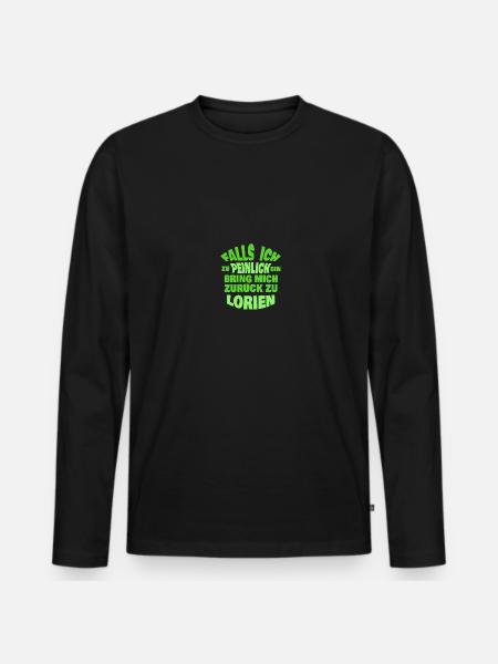 Lorien - Men's Premium Organic Long Sleeve Shirt - black