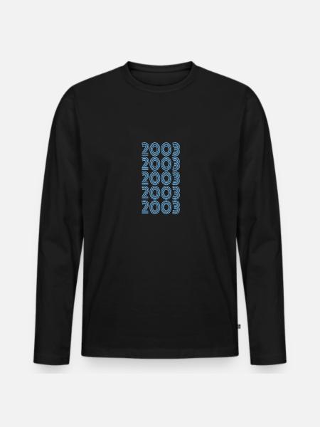 Sport 2003 - Men's Premium Organic Long Sleeve Shirt - black