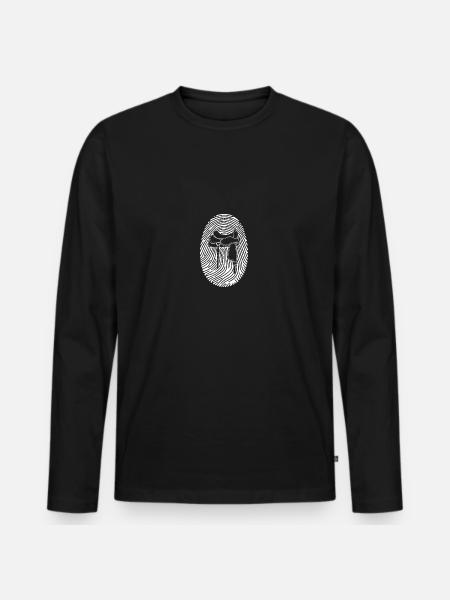 Cheval - T-shirt manches longues Premium bio Homme - noir