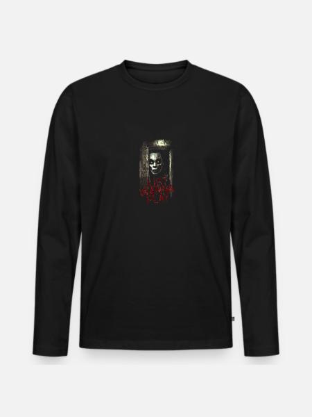 Zombie Shirt - Men's Premium Organic Long Sleeve Shirt - black