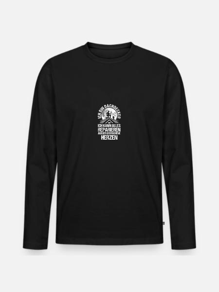Master Roofer Roofer - Men's Premium Organic Long Sleeve Shirt - black