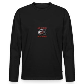 Quad Quadbike Quadfahrer Geschenk - Männer Premium Bio Langarmshirt - Schwarz - Vorne - Nico (187cm)