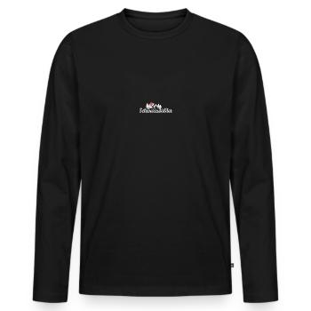 Schwarzwaldbub Schwarzwald Bollenhut Schwarzwälder - Männer Premium Bio Langarmshirt - Schwarz - Vorne - Nico (187cm)