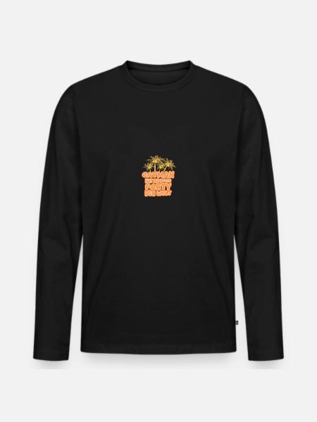 Holiday Holidays - Men's Premium Organic Long Sleeve Shirt - black