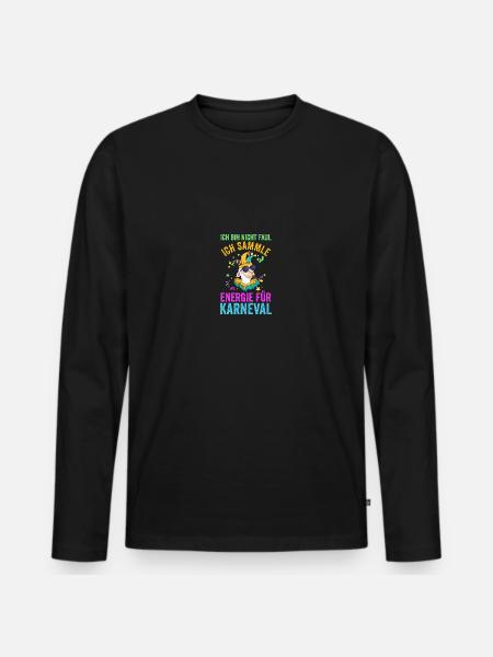 Carnival Costume Carnival - Men's Premium Organic Long Sleeve Shirt - black