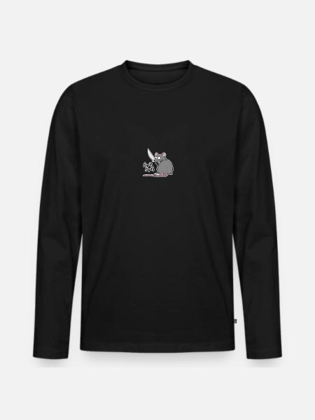 Sleep sleep - Men's Premium Organic Long Sleeve Shirt - black