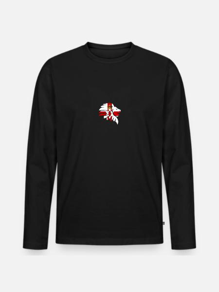 Northern Ireland - Men's Premium Organic Long Sleeve Shirt - black