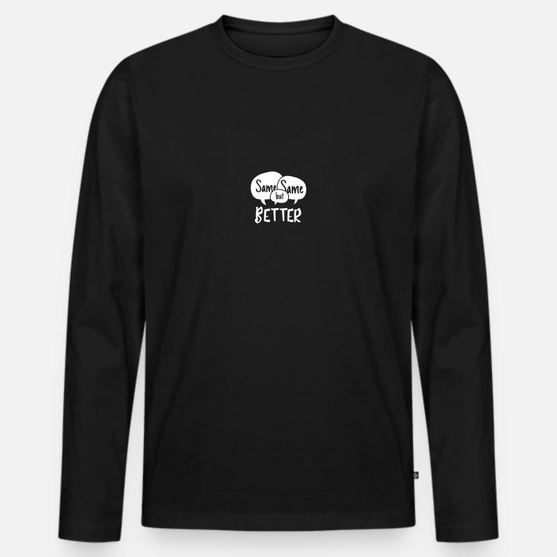Same Same but Better - T-shirt manches longues Premium bio Homme - noir