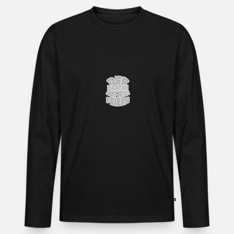 Geschenk für Marten - Männer Premium Bio Langarmshirt - Schwarz
