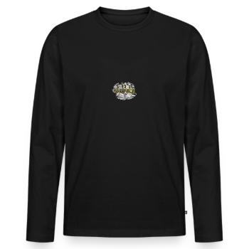 Shuffle Wall - Dance - Music - Dancer - DJ - Men's Premium Organic Long Sleeve Shirt - black - Front - Nico (187cm)