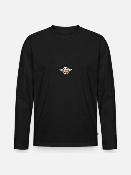 Love JESUS - Männer Premium Bio Langarmshirt - Schwarz