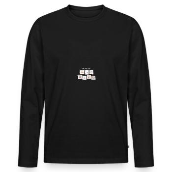 Christliche To Do Liste - Männer Premium Bio Langarmshirt - Schwarz - Vorne - Nico (187cm)