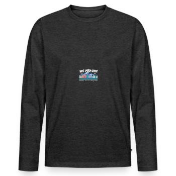 Ses miséricordes sont nouvelles chaque matin Vie urbaine Christ - T-shirt manches longues Premium bio Homme - anthracite chiné - Devant - Nico (187cm)