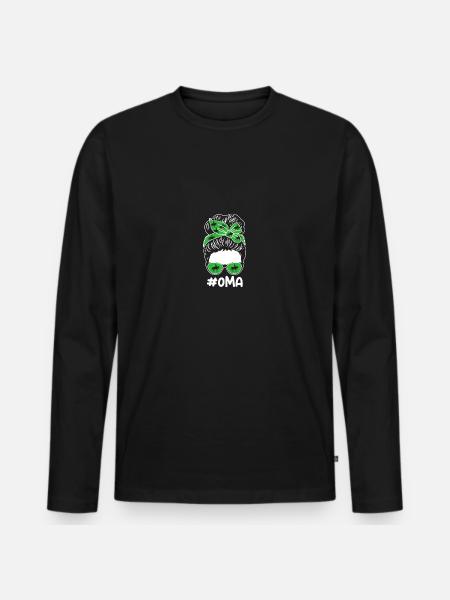 Monter à cheval - T-shirt manches longues Premium bio Homme - noir