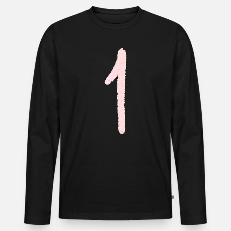 Abbildung 1 - Männer Premium Bio Langarmshirt - Schwarz