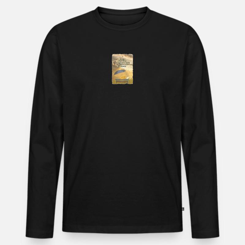 Elfchen - Bitterkalt - Männer Premium Bio Langarmshirt - Schwarz