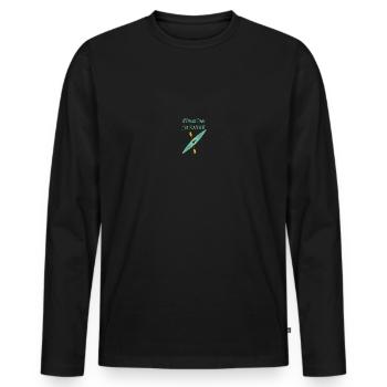 J Peux Pas j ai KAYAK - T-shirt manches longues Premium bio Homme - noir - Devant - Nico (187cm)