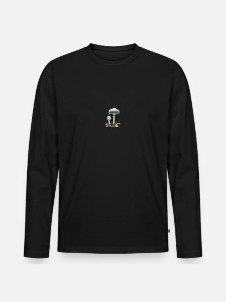 Verdigris Trümmling - Men's Premium Organic Long Sleeve Shirt - black